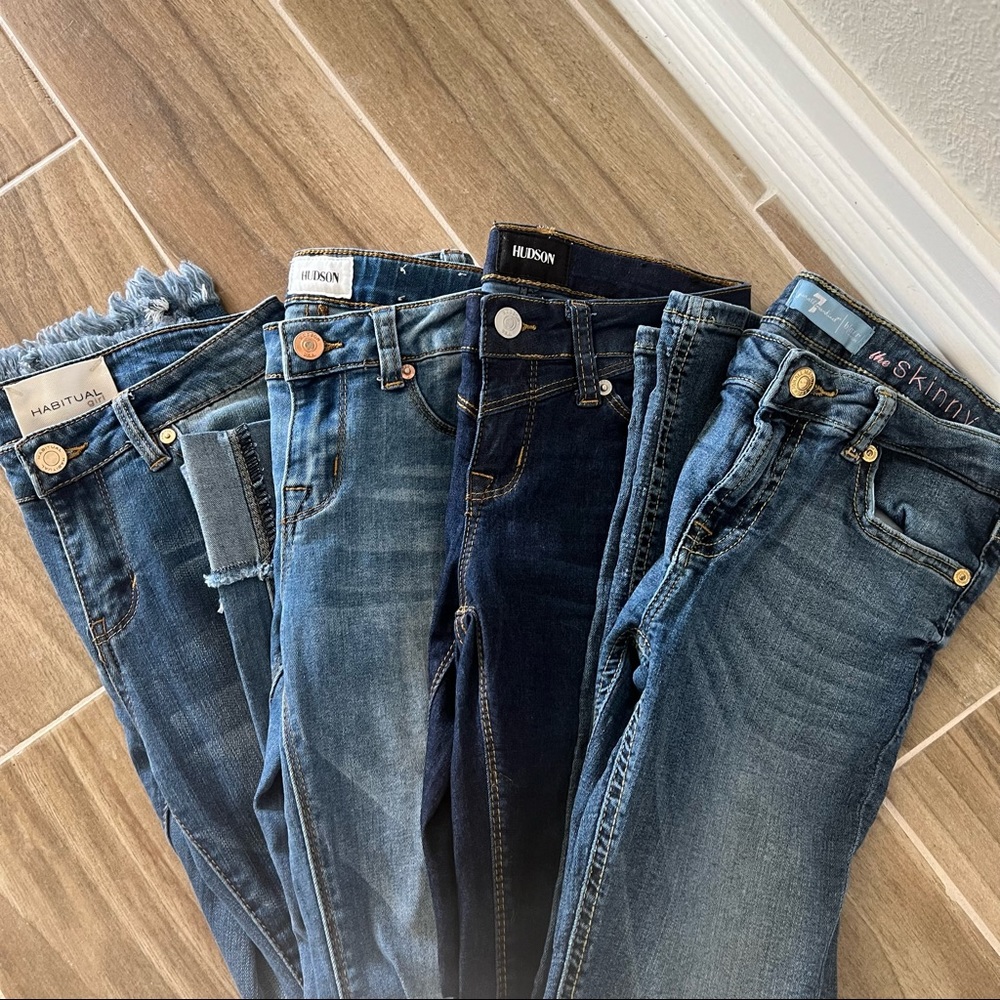 DESIGNER Jeans Bundle Hudson, Habitual, 7 for All Mankind - Picture 1 of 6